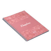 Ruddy Pink Batik Nom et Carnet de l'année (Côté Droit)