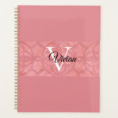 Ruddy Pink Batik Nom Monogrammé (Devant)