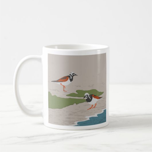 Ruddy Turnstone mok (Links)