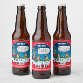 RUDE ALF - Drôle Étiquettes de bière d'hiver perso (Bouteilles)