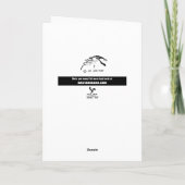 Rude Alf Funny Elf Carte de Noël (Dos)