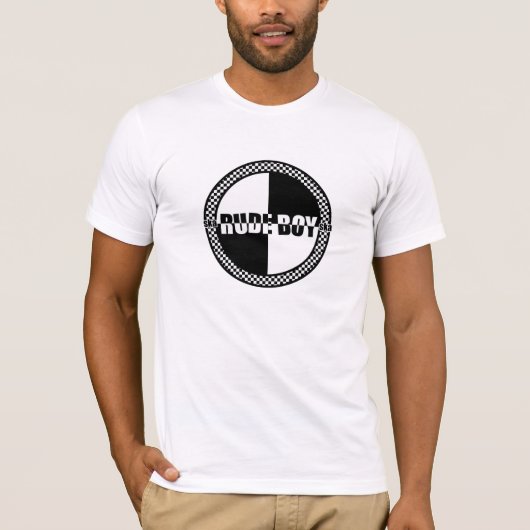 Rude Boy Checker T-shirt (Voorkant)