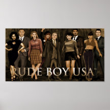 Rude Boy USA vol. 1 - Hele gegoten Poster 36" x 24
