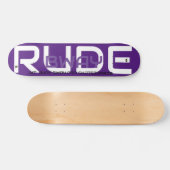 RUDE BWAY 7 3/4-inch skateboard Deck (Horizontaal)