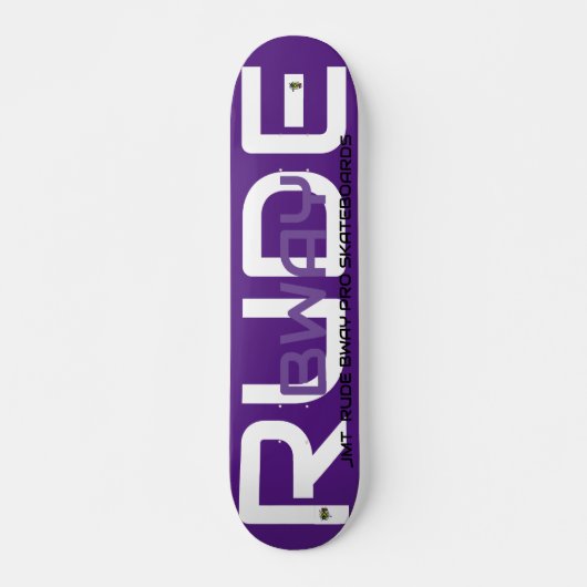 RUDE BWAY 7 3/4" Skateboard Deck (Devant)