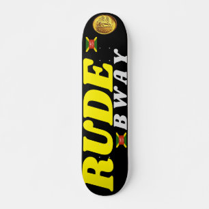 RUDE BWAY 7 3/4" Skateboard Deck