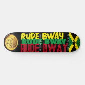 RUDE BWAY 8 1/4 "Skateboard Deck Skateboard (Horizontaal)
