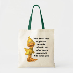 Rude Duck Tote Bag