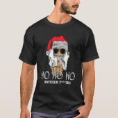 Rude en Ugly Profanity Funny Santa Kerstmis T-shirt (Voorkant)