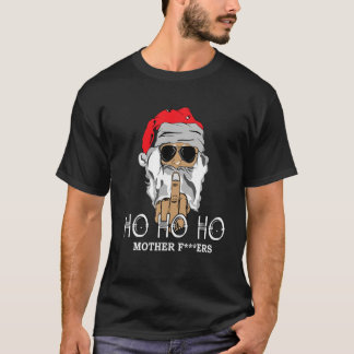 Rude en Ugly Profanity Funny Santa Kerstmis T-shirt