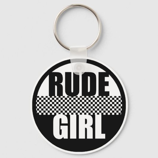 Rude Girl Sleutelhanger (Voorkant)