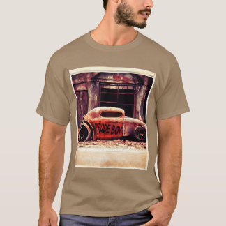 Rude jongen hot rod autoboy cadeau t-shirt
