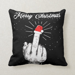 Rude Merry Kerstmis Midden Vingerbroodjes Ugandees Kussen