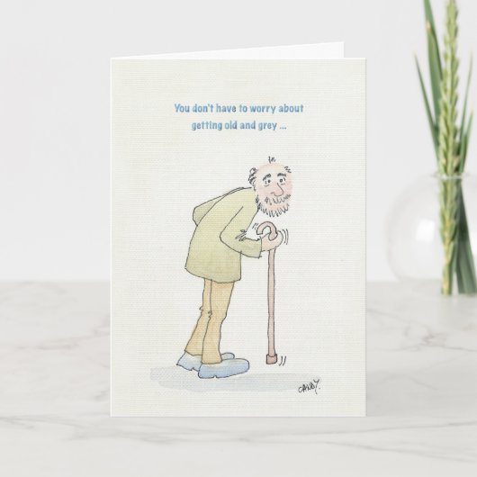 Rude obtient une carte d'anniversaire plus ancienn (Devant)