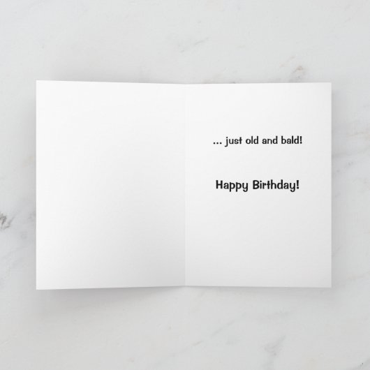 Rude obtient une carte d'anniversaire plus ancienn (Intérieur)