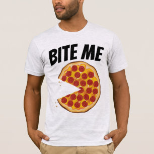 RUDE OFFENSIVE MANNEN PIZZA T-Shirts