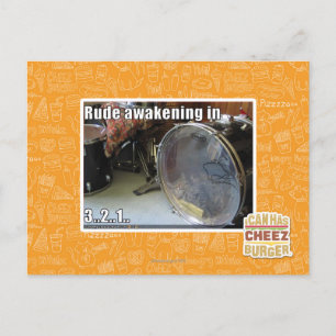 Rude ontwaken in briefkaart