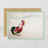 Rude Rooster Briefkaart (Voorkant / Achterkant)