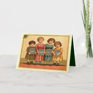 Rude Santa Claus Feestdagen Kaart