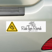 Rude Tiger Records Bumpersticker (Op auto)