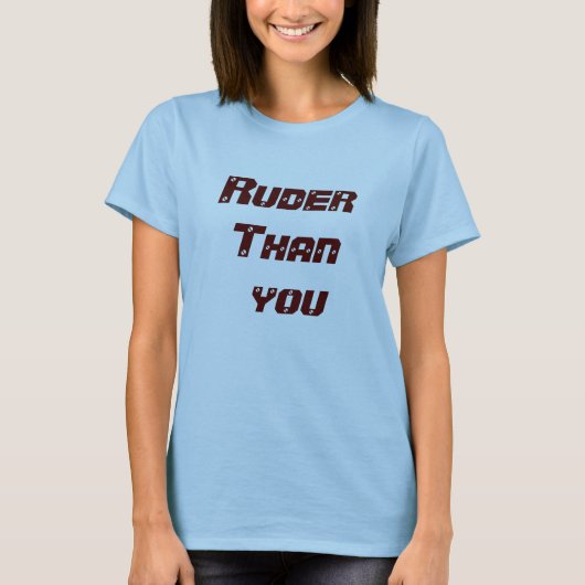 RuderThan jij T-shirt (Voorkant)
