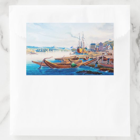 Rüdesheim, Duitsland Rechthoekige Sticker (Tas)