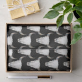 Rudige Koeienschedel Boho Monogram Persoonlijk Tissuepapier (Geschenk)