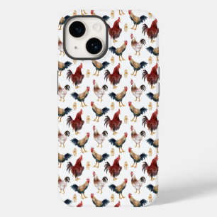 Rudimentair Kippenpatroon iPhone 14 Hoesje