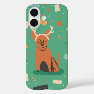 Rudog le Coque à noeud rouge pour iPhone 16