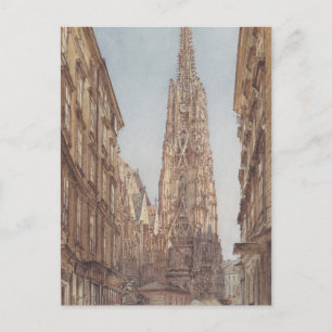Rudolf Alt- The St. Stephen's Cathedral in Wenen Briefkaart