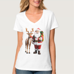 Rudolf de rendier met de rode neus t-shirt