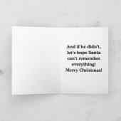 Rudolf eet de stoute lijst kaart (Binnen)