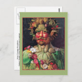 Rudolf II van Giuseppe Arcimboldo Briefkaart (Voorkant / Achterkant)