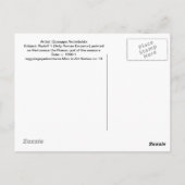 Rudolf II van Giuseppe Arcimboldo Briefkaart (Achterkant)