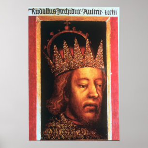 Rudolf IV, keizer van Oostenrijk en Tirol, c.1360 Poster