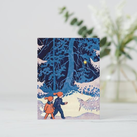 Rudolf Koivu "Broeder en zuster" Briefkaart (Staand voorkant)