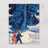 Rudolf Koivu "Broeder en zuster" Briefkaart (Voorkant)