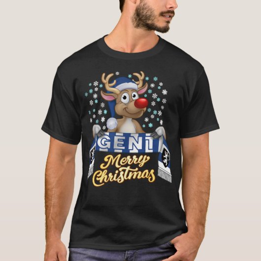 Rudolf met FanSjaal Gent T-shirt (Voorkant)