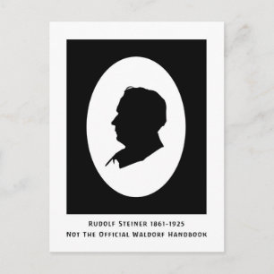 Rudolf Steiner Cameo met data Briefkaart