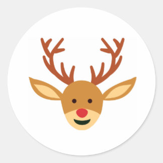 Rudolf the Red-nosed Reindeer Christmas Sticker