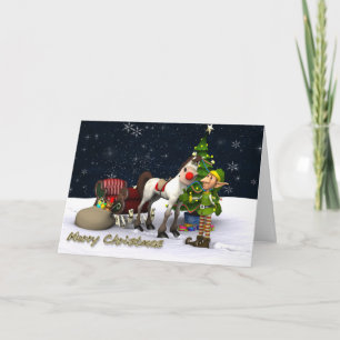 Rudolf's Vervangende Kerst Kaart
