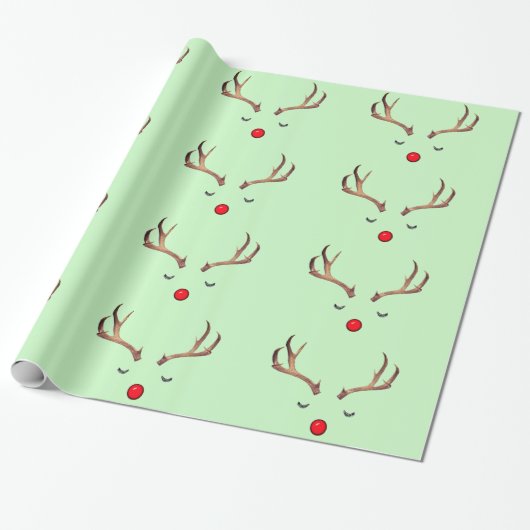 Rudolph 6 Wrapping Paper Cadeaupapier (Uitgerold)