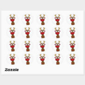 Rudolph, autocollant (Feuille)