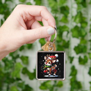 Rudolph de Kerstman met de Rode Neus Sleutelhanger