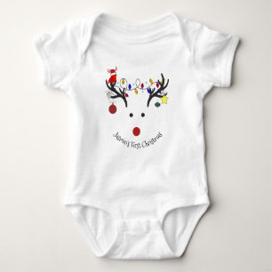 "Rudolph de Rednose" Romper