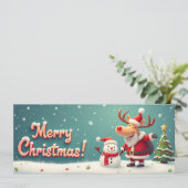 Rudolph de rendier vermomd (Staand voorkant)