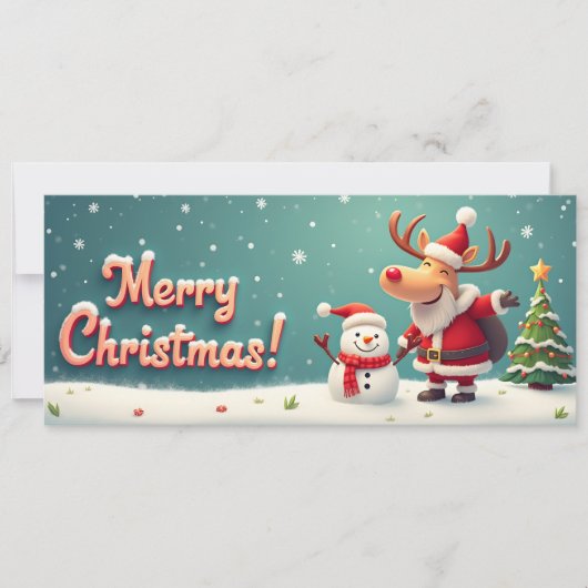 Rudolph de rendier vermomd (Voorkant)