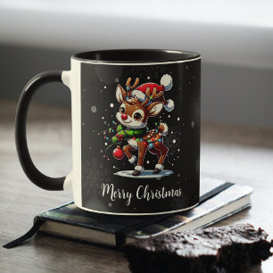 Rudolph de Roodneus Rendier Kerst Mok