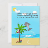 Rudolph de roodneusde dolfijn feestdagenkaart (Voorkant)