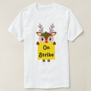 Rudolph en grève T-shirt Noël